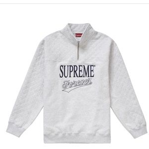 SUPREME Forever Half Zip Sweatshirt